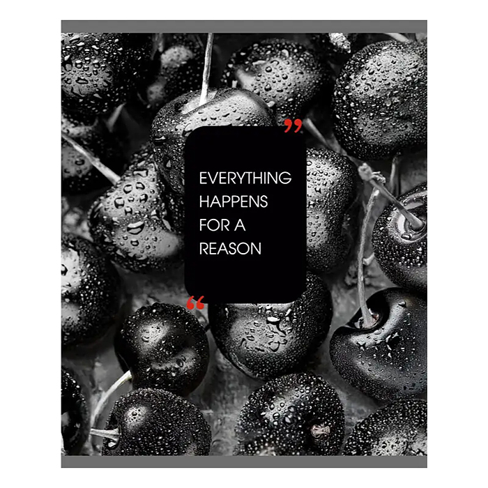 Тетрадь 48л. клетка "Natural Black" А5 скрепка