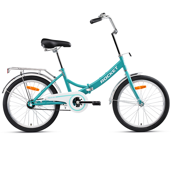 Велосипед 20" Rocket City Fold 20, цвет бирюзовый, размер 13,5"