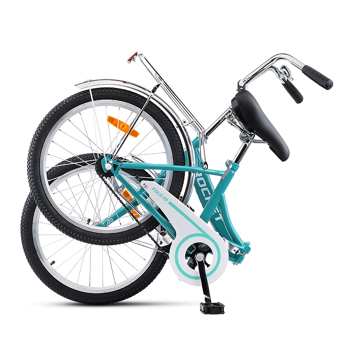 Велосипед 20" Rocket City Fold 20, цвет бирюзовый, размер 13,5"