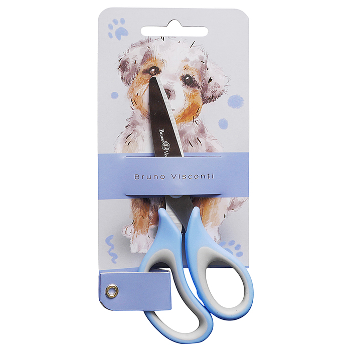 Ножницы детские "Cute Friends. Щенок" 14.2 см. (эргономичные ручки)