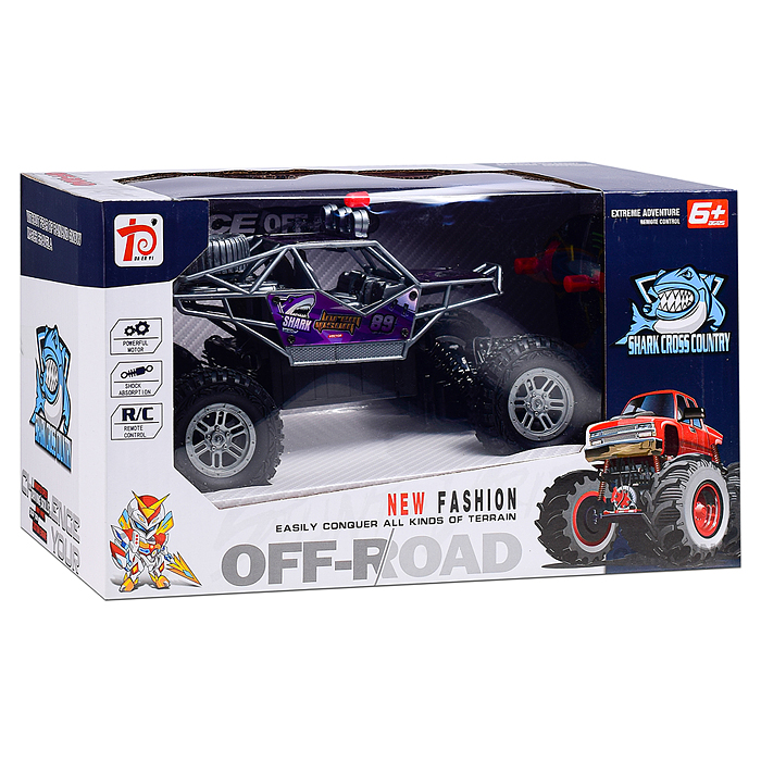 Машина DY1888-42A "Супер Багги" р/у, 27 MHz (USB) в коробке