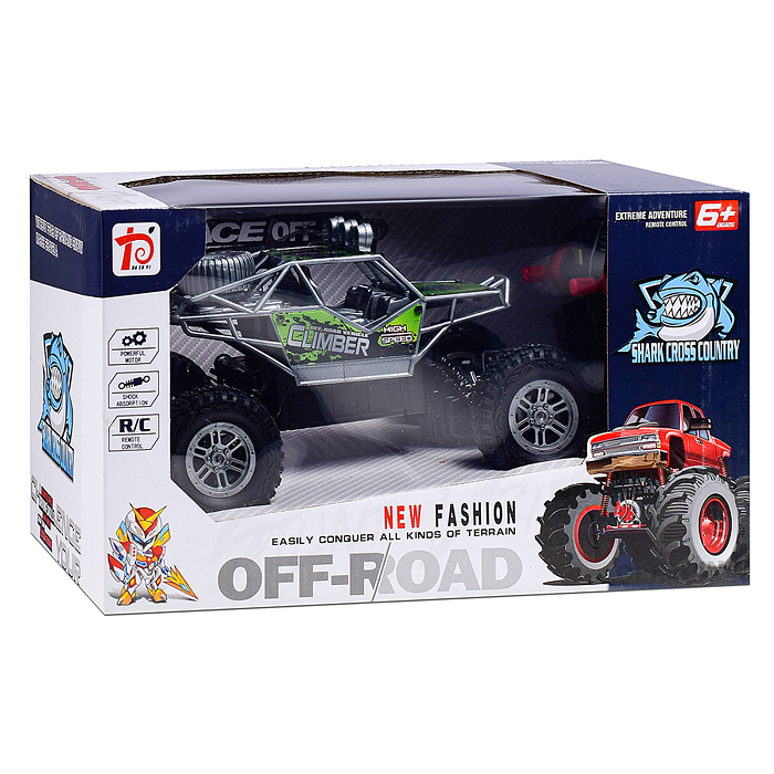 Машина DY1888-42A "Супер Багги" р/у, 27 MHz (USB) в коробке