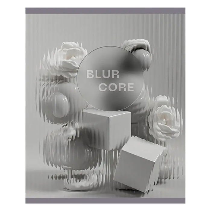Тетрадь 48л. клетка серая "Blur Core" А5 скрепка