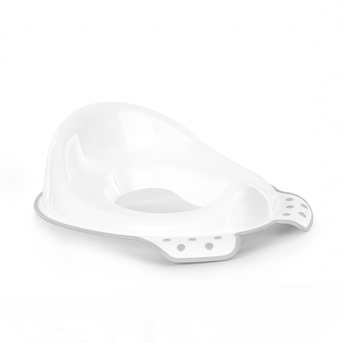 Накладка для унитаза детская (антискользящая) бело-серый