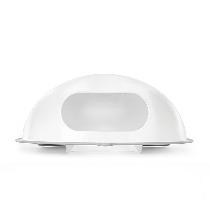 Накладка для унитаза детская (антискользящая) бело-серый