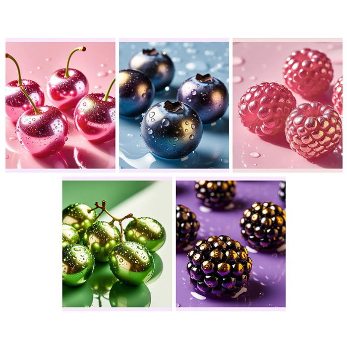 Тетрадь 48л. клетка "Ягодный мусс" А5 скрепка