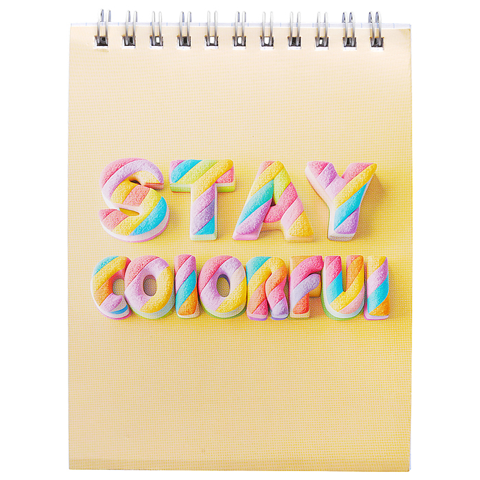 Блокноты А6 60л "Candy mood.1" гребень 