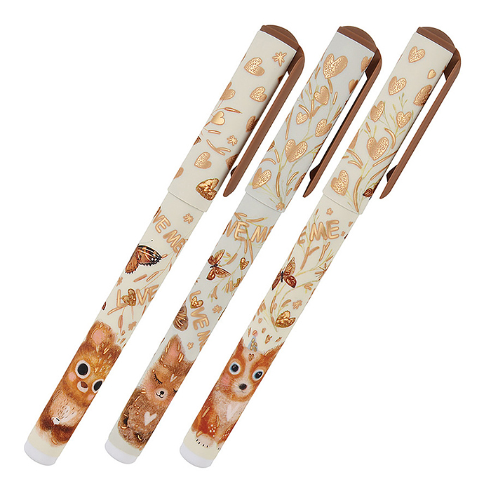 Ручка Dreamwrite "Love me. Friends" шариковая 0.7 мм, синяя, в подарочной тубе