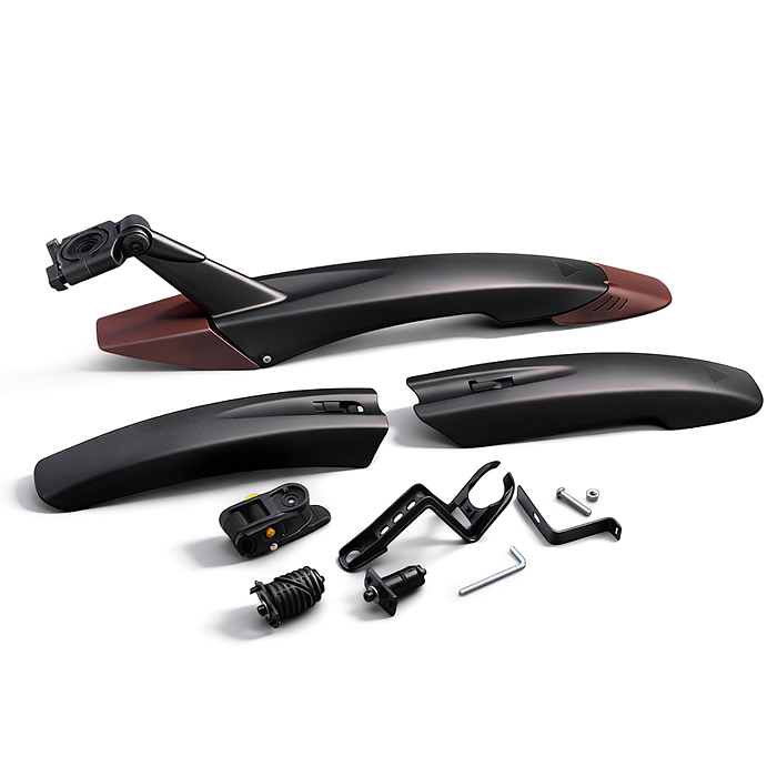 Набор крыльев 26-29" Rocket 065, пластик, цвет черный