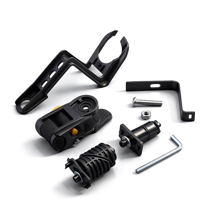 Набор крыльев 26-29" Rocket 065, пластик, цвет черный