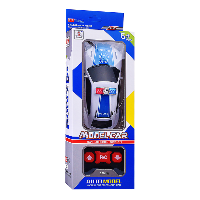 Машина 988-2P "Полицейская" 1:24 р/у 27 MHz, в коробке
