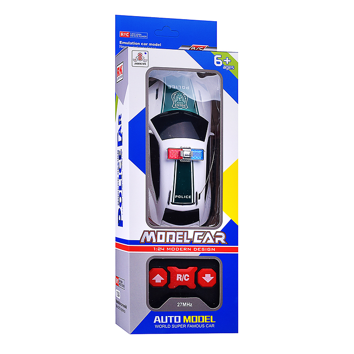 Машина 988-2P "Полицейская" 1:24 р/у 27 MHz, в коробке