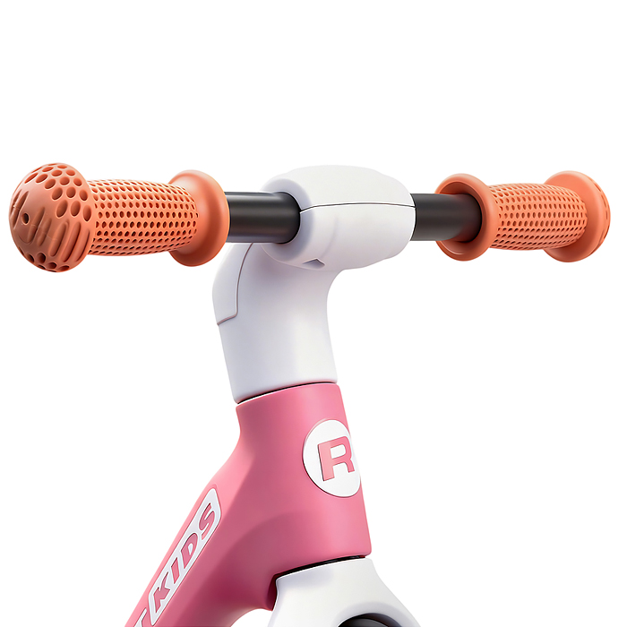 Беговел 14" Rocket, колеса надувные, рама нейлон, цвет розовый