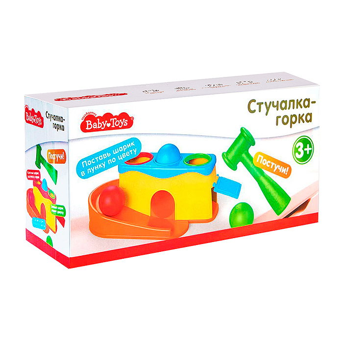 Игрушка "Стучалка-горка 2 в 1" Baby toys