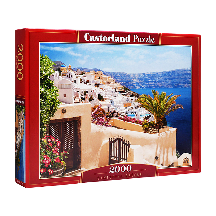Пазлы 2000 "Санторини"