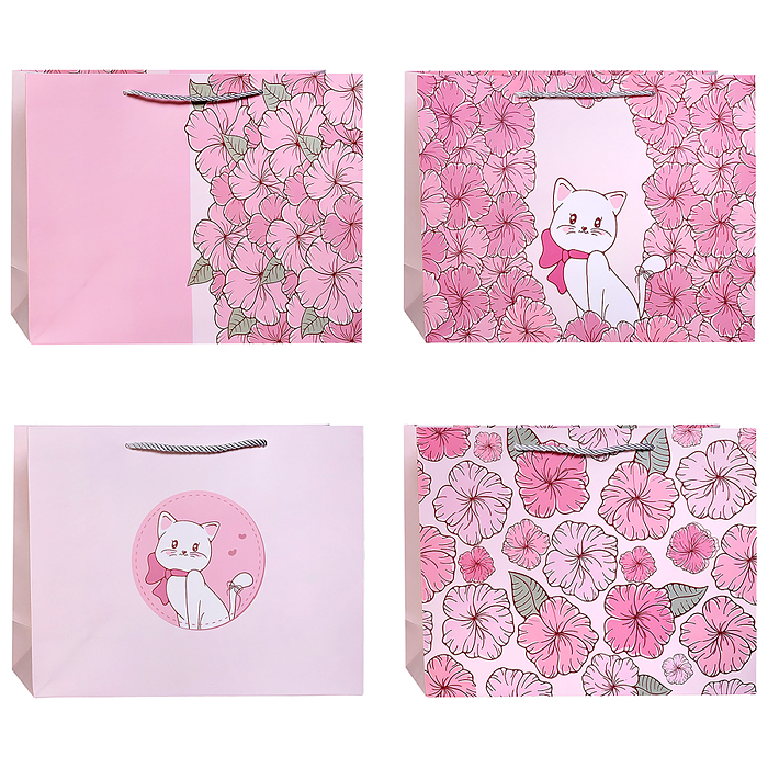 Пакет подарочный 00-7737 "Весёлый сюрприз" 33*25*12см.