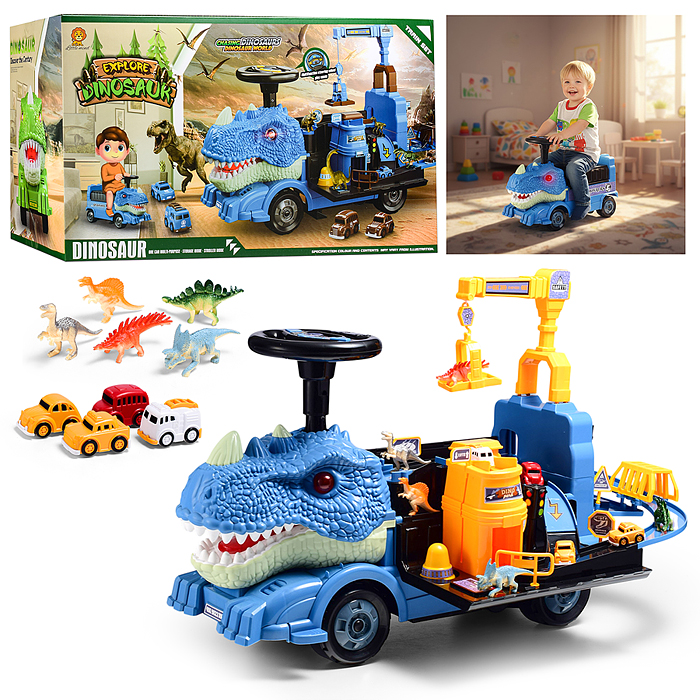 Каталка ZH918 "Планета динозавров" в коробке