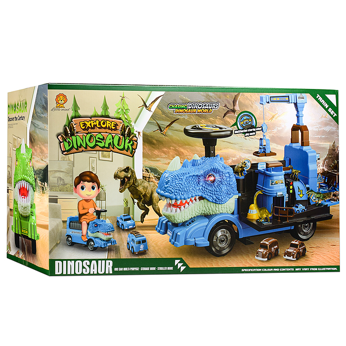 Каталка ZH918 "Планета динозавров" в коробке