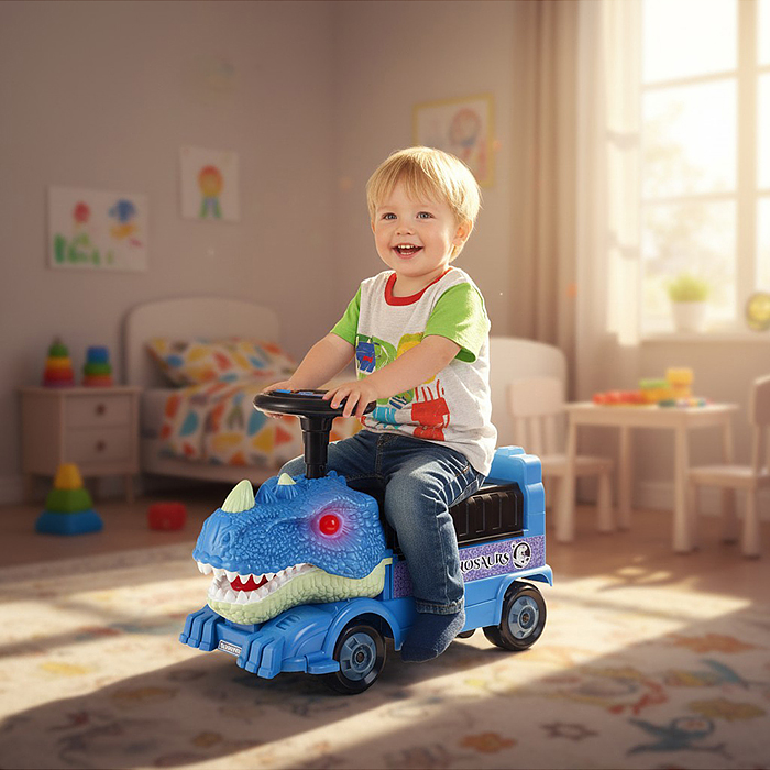 Каталка ZH918 "Планета динозавров" в коробке