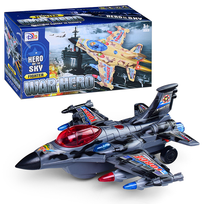 Самолет 5988-3B "Небесная защита-1" на батарейках, в коробке