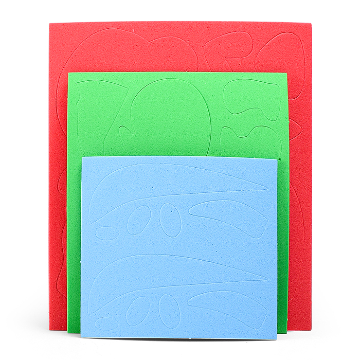 Мягкая картинка. Дино детки. 3 в 1