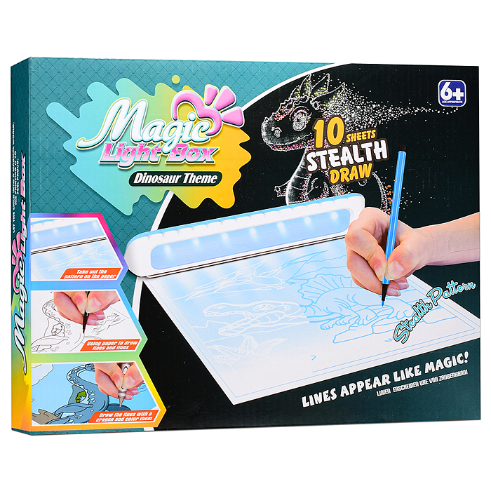 Доска для рисования 7867B "Гамма цвета" в коробке