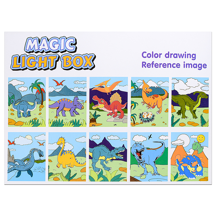 Доска для рисования 7867B "Гамма цвета" в коробке