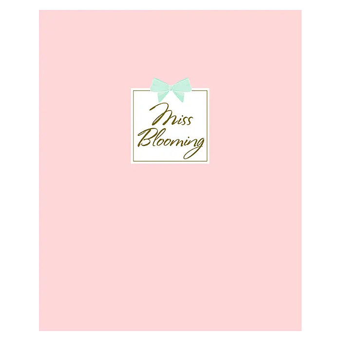 Тетрадь 48л. клетка "Miss Blooming" А5 скрепка