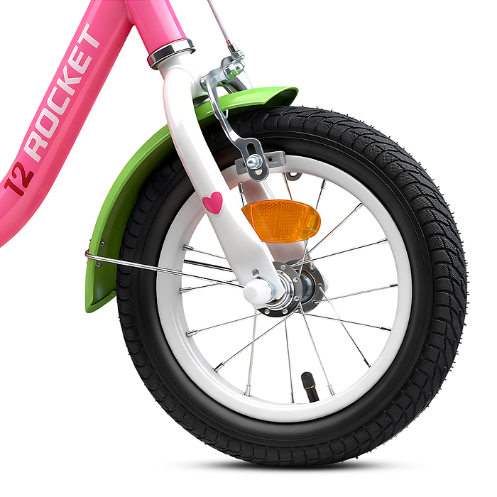 Велосипед 12" Rocket Bella, цвет розовый