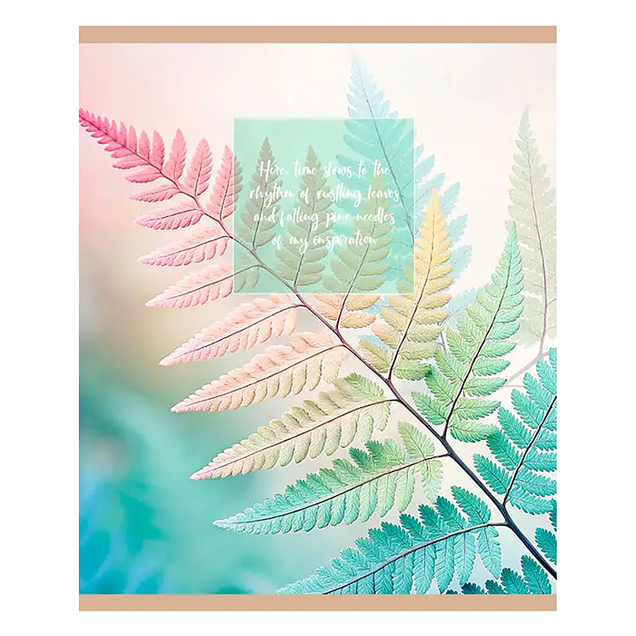 Тетрадь 48л. клетка "Нежный рассвет" А5 скрепка