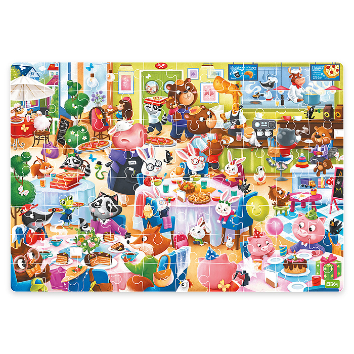 Пазл 80 "Кафе" Виммельбух 