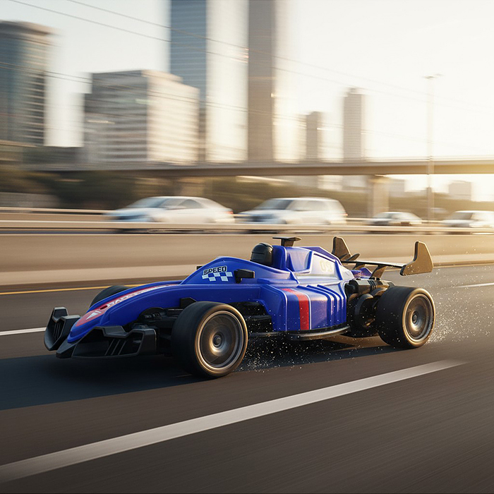 Машина DY1888-66A "Гоночный болид" р/у, 27 MHz (свет, звук, USB) в коробке