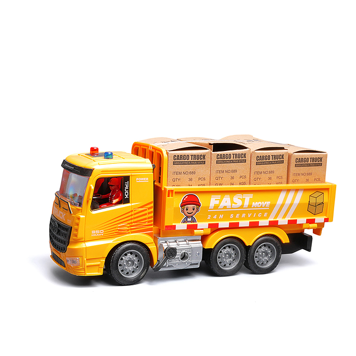 Машина 689-966 "Грузовик" 1:20,  р/у, 27 MHz, (USB) в коробке