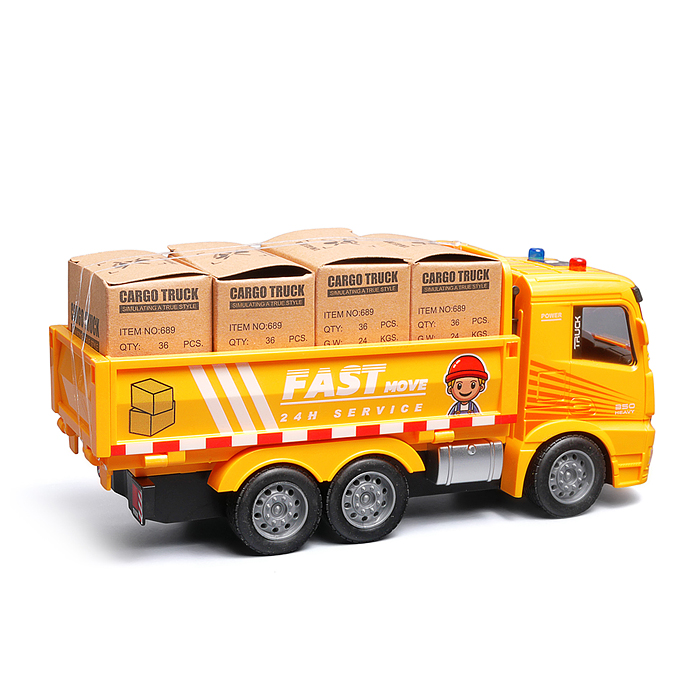 Машина 689-966 "Грузовик" 1:20,  р/у, 27 MHz, (USB) в коробке