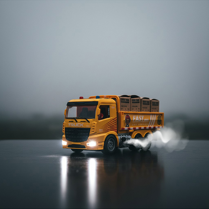 Машина 689-966 "Грузовик" 1:20,  р/у, 27 MHz, (USB) в коробке