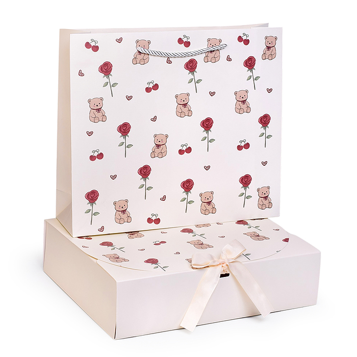 Пакет подарочный 00-7747 "Радужный сюрприз" 31*25*8см.