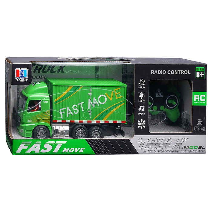 Машина 689-965 "Грузовик" 1:20, р/у, 27 MHz, (USB) в коробке 