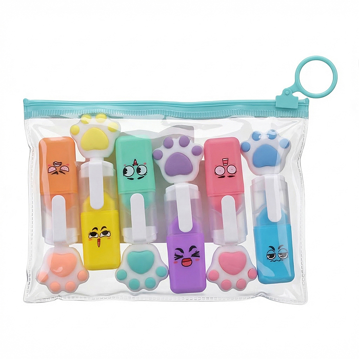 Набор маркеров-выделителей 6 цветов в наборе