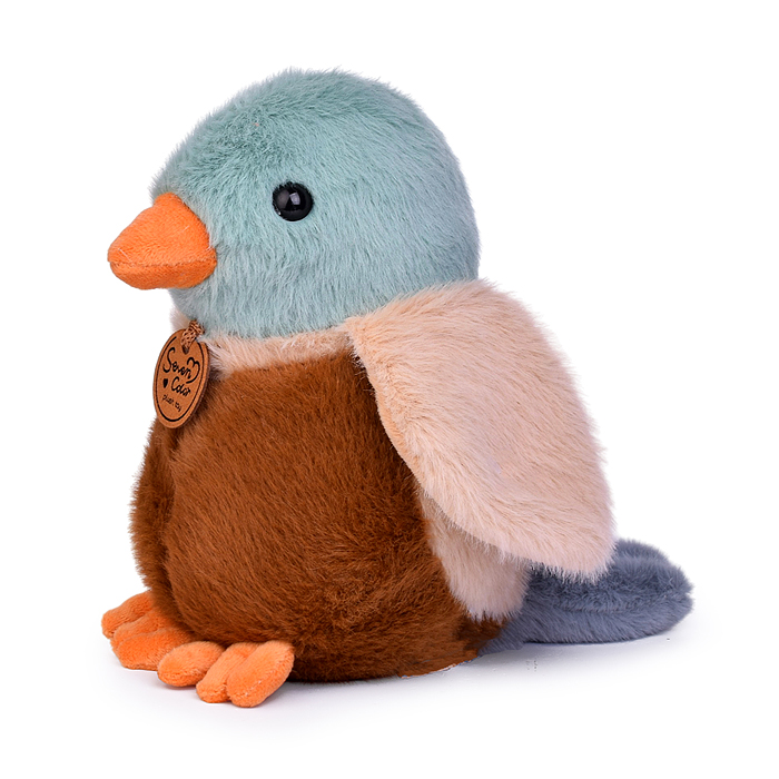 Мягкая игрушка M1717 "Птичка с надписью" 19 см