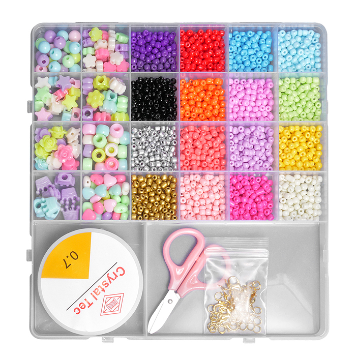 Набор создание украшений MK0042 "Весёлый бисер" в коробке