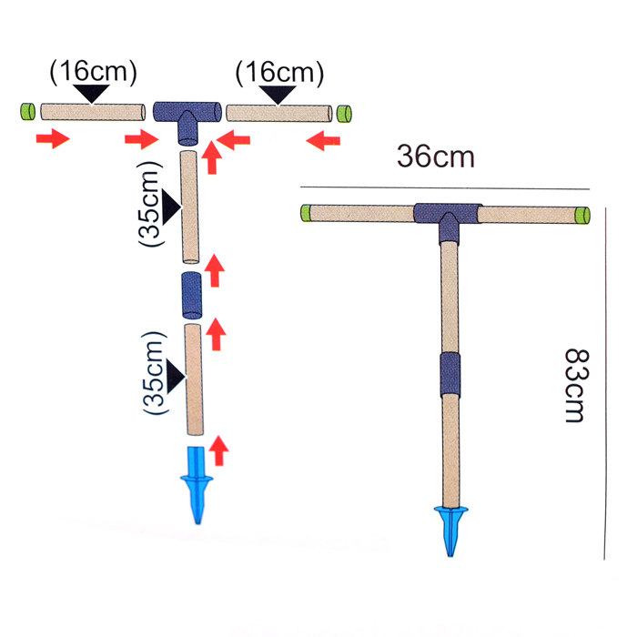 Ворота футбольные JB8883A с табло, мячом и насосом, в коробке