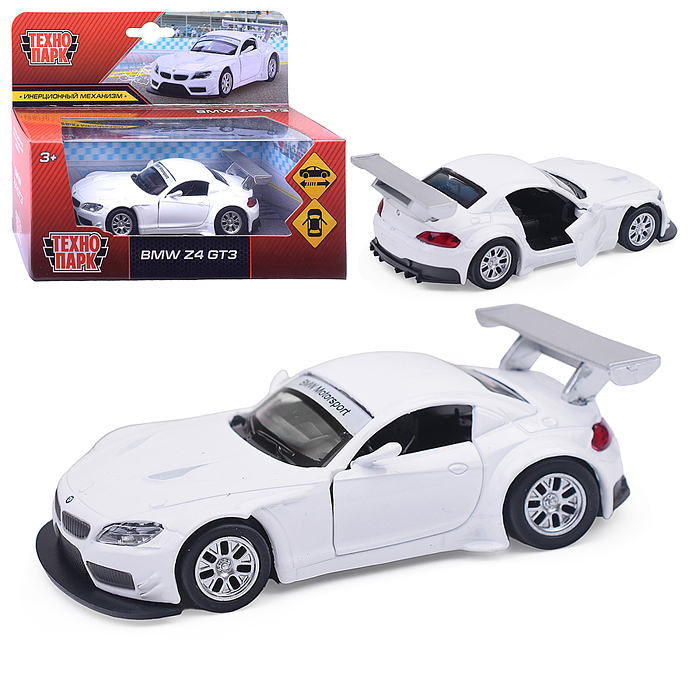 Модель BMW Z-4 GT3, 1:38 (открыв. двери)