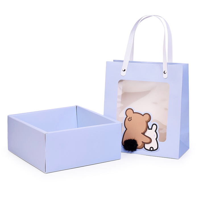 Пакет подарочный 00-7746 "Волшебная коробочка" 20,5*9,5*22,5см.