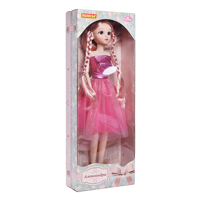 Кукла "Александра" (55 см) в пышном платье (в коробке)