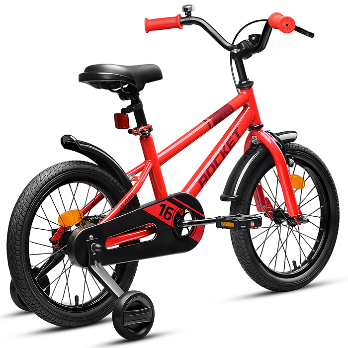 Велосипед 16" Rocket Gloss, цвет красный