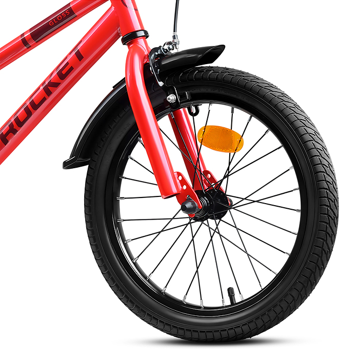 Велосипед 16" Rocket Gloss, цвет красный