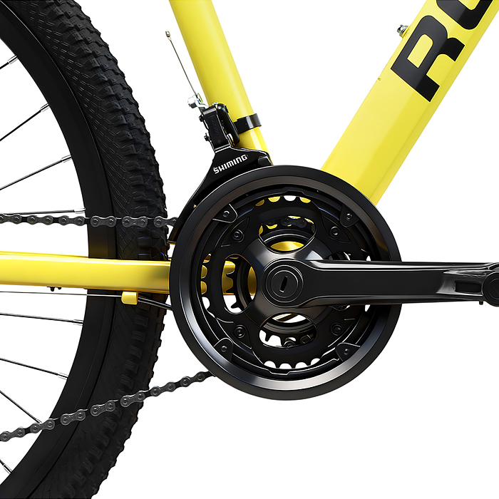 Велосипед 26" Rocket Rower, цвет желтый, размер 18"