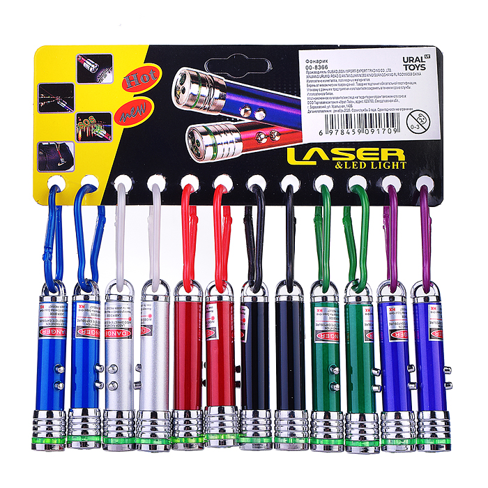 Фонарик 00-8366 "Луч- указка2" в пакете