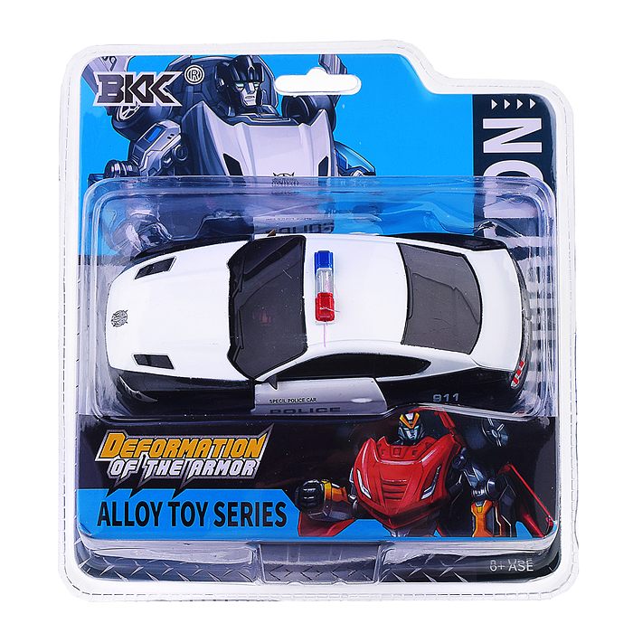 Робот A1037/A1038-05 трансформирующийся в полицейскую машину, в коробке