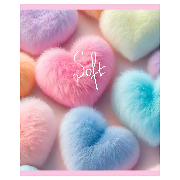 Тетрадь 48л. клетка "Soft" А5 скрепка